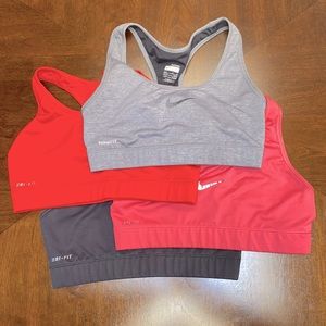 Pack of 4 - Nike Dry Fit Sports Bra